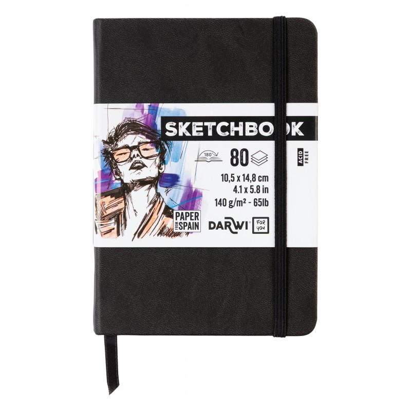 Sketchbook A6 140 g/m² — Darwi