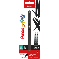 Pocket Brush + 2 cartouches — Pentel