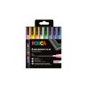 Étui de 8 POSCA PC-3M — couleurs pastel