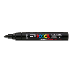 POSCA PC-5BR Brush — Pointe pinceau