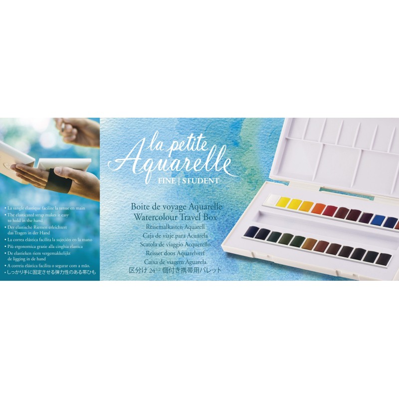 La Petite Aquarelle — 24 demi-godets — Sennelier